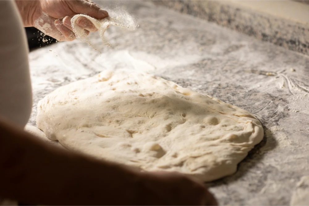 la sfizieria Pizza con impasto tradizionale